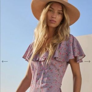 NWT Auguste the Label Eloise Biscot Midi Lavender Dress